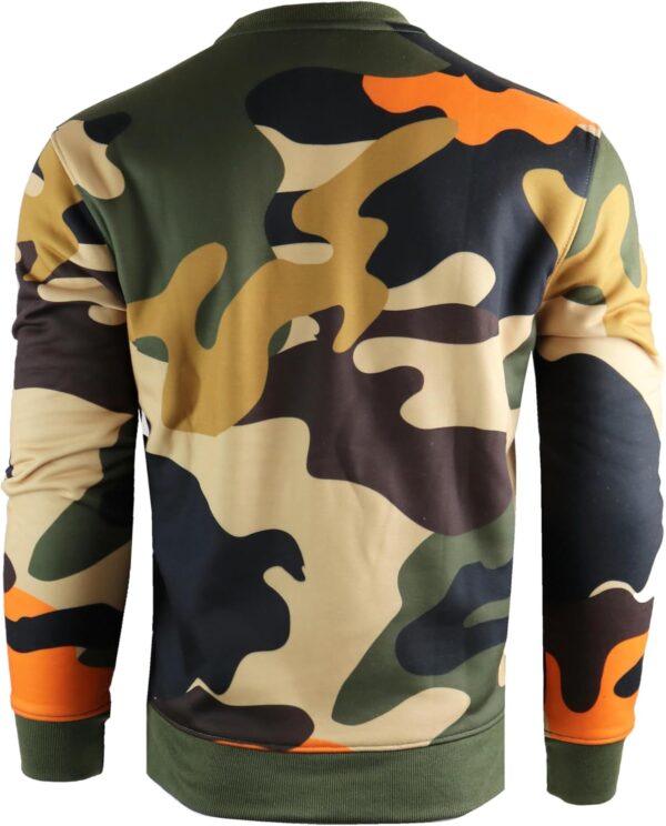 Screenshotbrand Mens Urban Hip Hop Premium Fleece - Pullover Active Urbanwear Street Fashion Crew Neck Sweatshirt