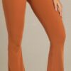 Sunzel Flare Leggings, Crossover Yoga Pants with Tummy Control, High-Waisted and Wide Leg