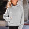 AUTOMET Womens Hoodies Half Zip Sweatshirts Fleece Jackets Tops Oversized Pullover Fall Outfits 2025 Winter Fashion Clothes