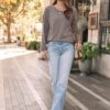 AUTOMET Womens Long Sleeve Shirts Loose Fitted Crewneck Basic Tops Casual Outfits Fall Clothes 2025