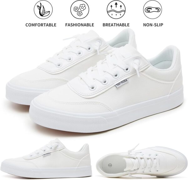 hash bubbie Unisex Slip on Sneakers Women's Canvas Sneakers Classic Non Slip Canvas Shoes Casual Tennis Shoes for Men