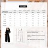 Dokotoo Women's Casual Loose Overalls Jumpsuits One Piece Long Sleeve Wide Leg Long Pant Rompers With Pockets