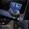 【Upgraded】 SUPERONE Retractable Car Charger 4 in 1, Fast Car Phone Charger with Cord 2.6ft, USB C and Apple Car Charger Adapter, Compatible with iPhone 16 15/15 Pro Max/14/13/12/11, Galaxy, Pixel