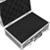 Uonlytech Portable Aluminium Alloy Tool Storage Box Handheld Multifunctional Tool Case for Gadgets Electronics and Small Instruments Compact Size with