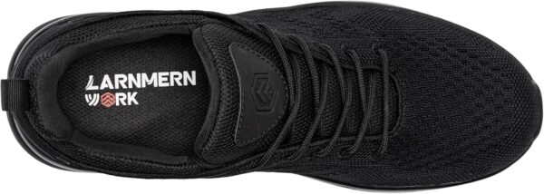 LARNMERN Mens Non Slip Work Shoes Slip On Water Resistant Walking Sneakers Zapatos Trabajo Waterproof Food Service Chef Kitchen