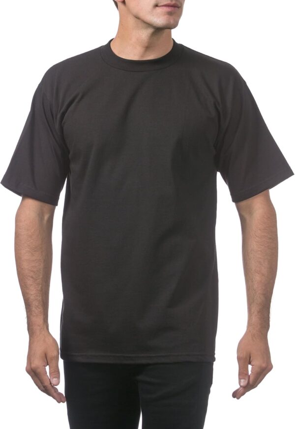 Pro Club Men's 3-Pack Heavyweight Cotton Short Sleeve Crew Neck T-Shirt