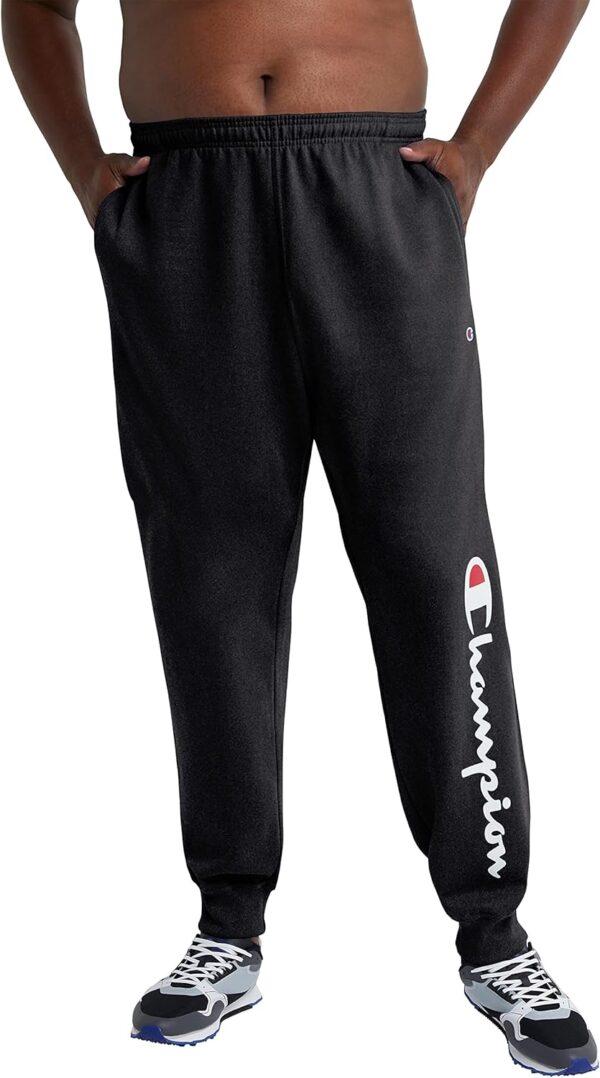 Champion Men's Joggers, Powerblend, Fleece Joggers, Comfortable Sweatpants for Men (Reg. or Big & Tall)