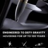 Novium Hoverpen 2.0 Interstellar Edition - Space Black, Ballpoint Pen, Unique Conversational Starter, Premium Futuristic Design, Precision Flow Ink, Schmidt Ballpoint Cartridges