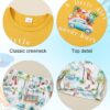 YUEMION Toddler Baby Boy Summer Outfit 1-5T Baby Boy Clothes Short Sleeve T-Shirts Top + Shorts 2Pcs Boy Clothing Casual Set