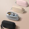 tomtoc Electronics Organizer Travel Case, Water Resistant Travel Bag Cable Organizer for Essentials, Tech Pouch Accessories Carry Storage for Cord, Phone, Cables, Airpods, USB Flash Drive, Daily Items