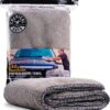 Chemical Guys Woolly Mammoth Large, Super Absorbent and Soft Microfiber Towels for Cars, Gray (35 x 25 inches)