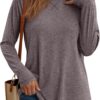 AUTOMET Womens Long Sleeve Shirts Casual Loose Fit Tops Fall Fashion Dressy Basic Trendy Outfits Clothes 2024