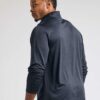 Real Essentials 3 Pack: Men's Dry-Fit Active Quarter Zip Long Sleeve Athletic Performance Pullover (Available In Big & Tall)