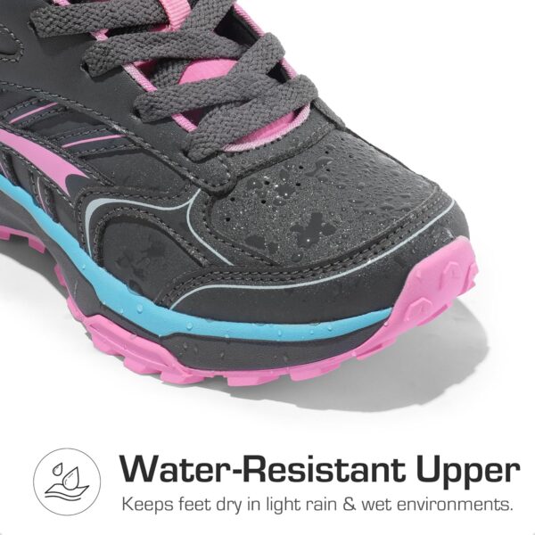 DREAM PAIRS Kids Shoes Hiking Boots Boys Girls High-Top Shoes Outdoors DuraPlay Lace-Up Lightweight Hiking Sneakers