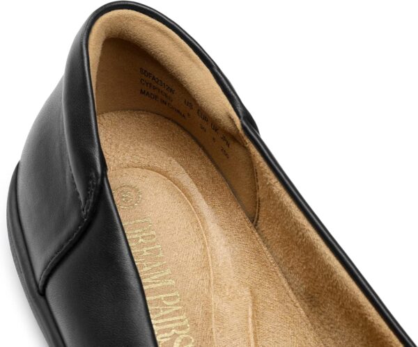 DREAM PAIRS Women’s Comfortable Ballet Dressy Work Flats, Round Toe Slip on Office Shoes