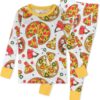 HonestBaby 2-Piece Pajamas Sleepwear PJs 100% Organic Cotton for Infant Baby and Toddler Boy