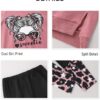 Girls Clothes Cool Girl Print Tie Dye Hoodie Pullover Sweatshirt Leggings 2PC Outfits