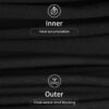 WEERTI Thermal Underwear for Men Long Johns with Fleece Lined, Base Layer Men Cold Weather Top Bottom