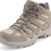 Men's Waterproof Slip Resistant Outdoor Hiking Trails Boots Relaxed Fit Lightweight Casual Walking Composite Toe Hunting Workout Shoes High Top Rainproof Lace up