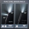 Endoscope Camera with Light, 1920P Borescope Camera with 8+1 Adjustable LED Lights, Semi-Rigid Cable 16.5FT, IP67 Waterproof for iPhone, iPad, Samsung,Cool Gadgets for Men