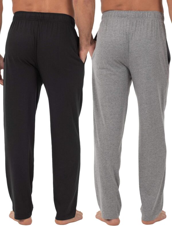 Fruit of the Loom Men's Extended Sizes Jersey Knit Sleep Pajama Lounge Pant (1 & 2 Packs)