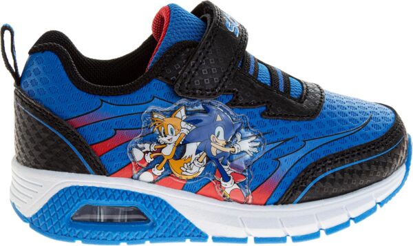 Josmo Kids Sonic the Hedgehog Sneakers LED Light Up Shoe (Toddler/Little Kid)