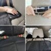 Car Seat Protector for Child, Baby, Pets -1 Pack car seat Cover with Thick Padding- Waterproof Universal Size with Mesh Pockets (Black)