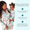 Posh Peanut Girls Pajamas - Soft, Viscose from Bamboo PJs for Kids - Matching, Long Sleeve Toddler Pajamas for Girls