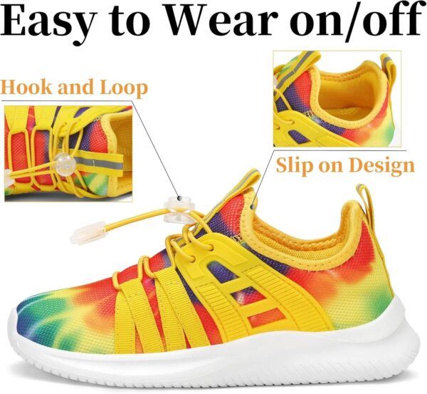Boys Girls Sneakers Breathable Kids Running Shoes Comfortable Tennis Shoes Lightweight Toddler/Little Kid/Big Kid