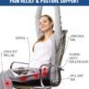 Everlasting Comfort Doctor Recommended Memory Foam Seat Cushions for Office Chairs - HSA FSA Eligible Tailbone Pain Relief Cushion, Sciatica & Back Support, Office Chair Cushion & Car Seat Cushion