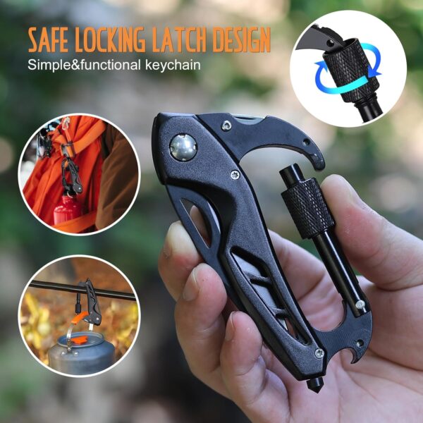 Gifts for Men Him Dad, Christmas Men Stocking Stuffers Gifts for Husband, Multitool Christmas Stocking Stuffers for Men, Mens Christmas Birthday Gifts, EDC Gadgets Stocking Stuffers Gifts for Camping