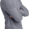Hanes Men's Originals Long Sleeve T-Shirt, Lightweight Tri-Blend Jersey Tee for Men, Available in Tall