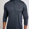 Real Essentials 3 Pack: Men's Dry-Fit Active Quarter Zip Long Sleeve Athletic Performance Pullover (Available In Big & Tall)