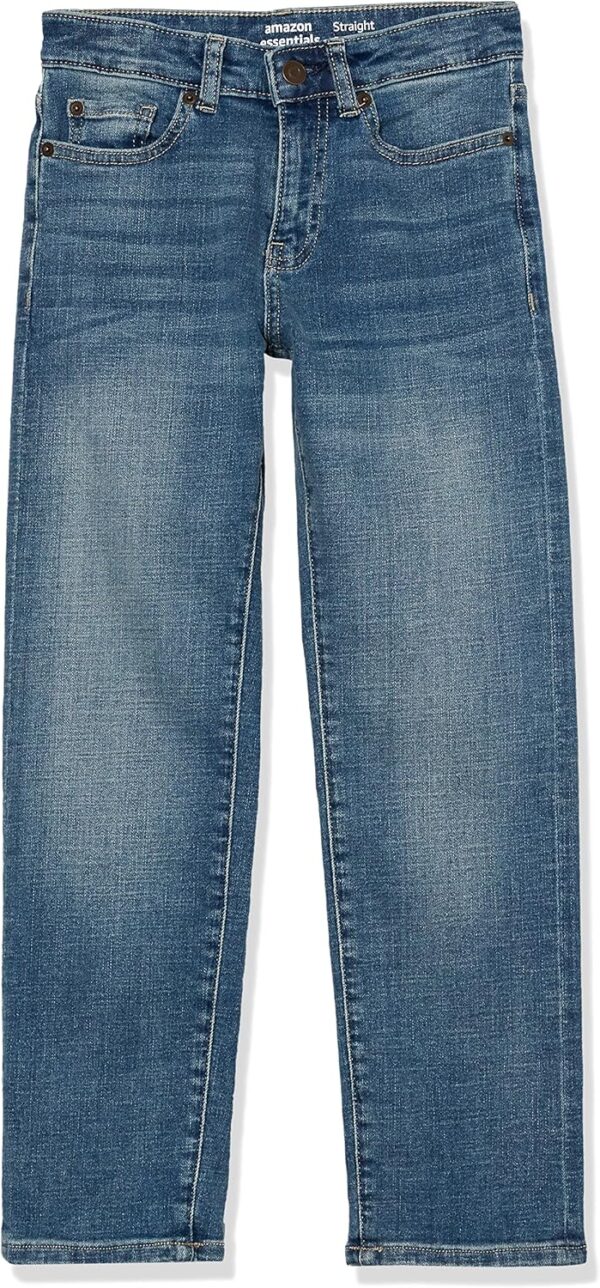 Amazon Essentials Boys' Regular Straight-Fit Jeans