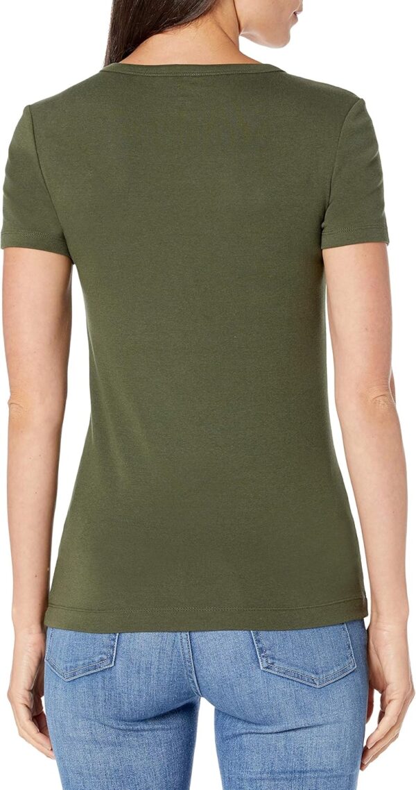 Amazon Essentials Women's Slim-Fit Short-Sleeve Crewneck T-Shirt, Pack of 2