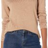 Amazon Essentials Women's Classic-Fit Lightweight Long-Sleeve V-Neck Sweater (Available in Plus Size)