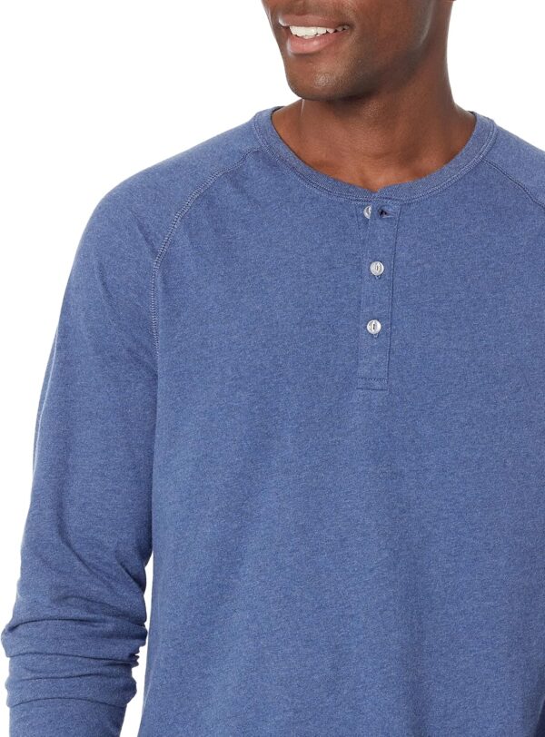 Amazon Essentials Long Sleeve Shirt for Men, Regular-Fit Henley, Available in Big & Tall