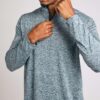 Real Essentials 3 Pack: Men's Dry-Fit Active Quarter Zip Long Sleeve Athletic Performance Pullover (Available In Big & Tall)