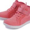 WHITIN Kids/Toddler Wide Barefoot Shoes | Girls/Boys Classic High Top Sneakers | Wide Foot Freedom | Natural Growth