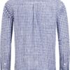 Alimens & Gentle Men's Plaid Button Down Shirts Cotton Long Sleeve Dress Shirts Regular Fit Gingham Shirts