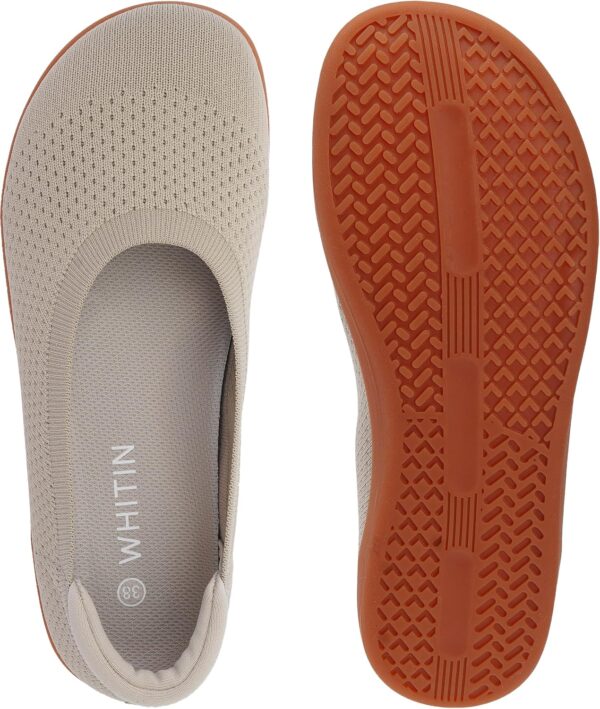 WHITIN Women's Barefoot Ballet Flats + Wide Toe Box + Zero Drop Sole